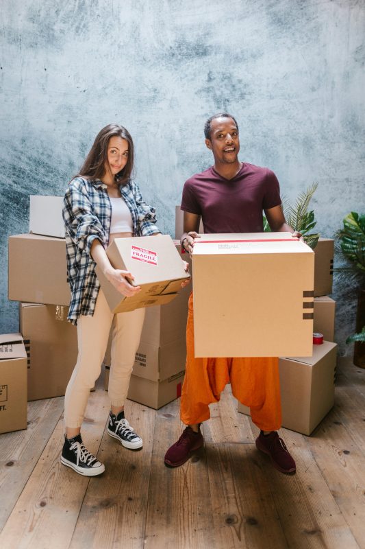 GIRLS AND BOYS BOX MOVERS